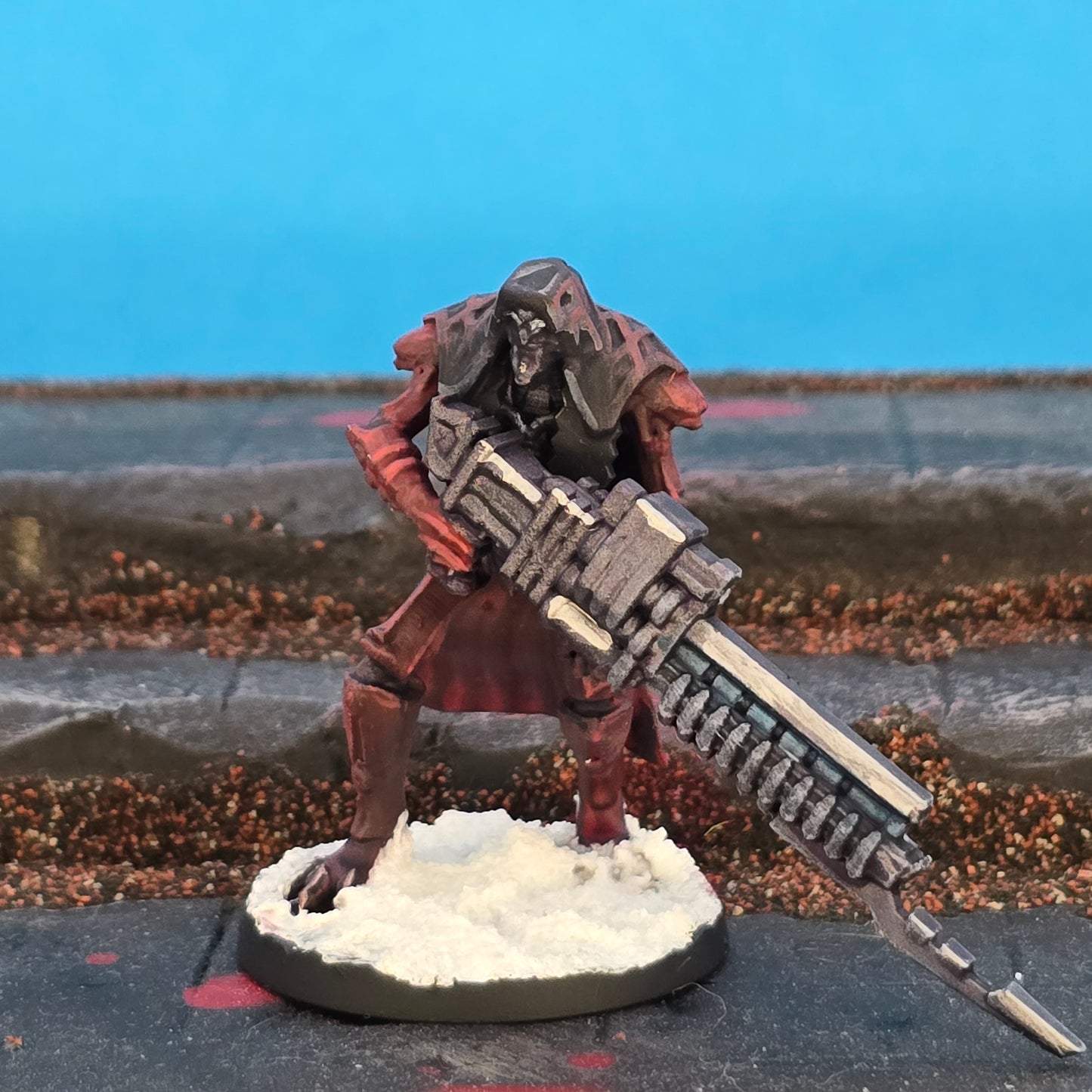 Necro Sniper Squad, proxy miniature, 28mm heroic scale unpainted resin