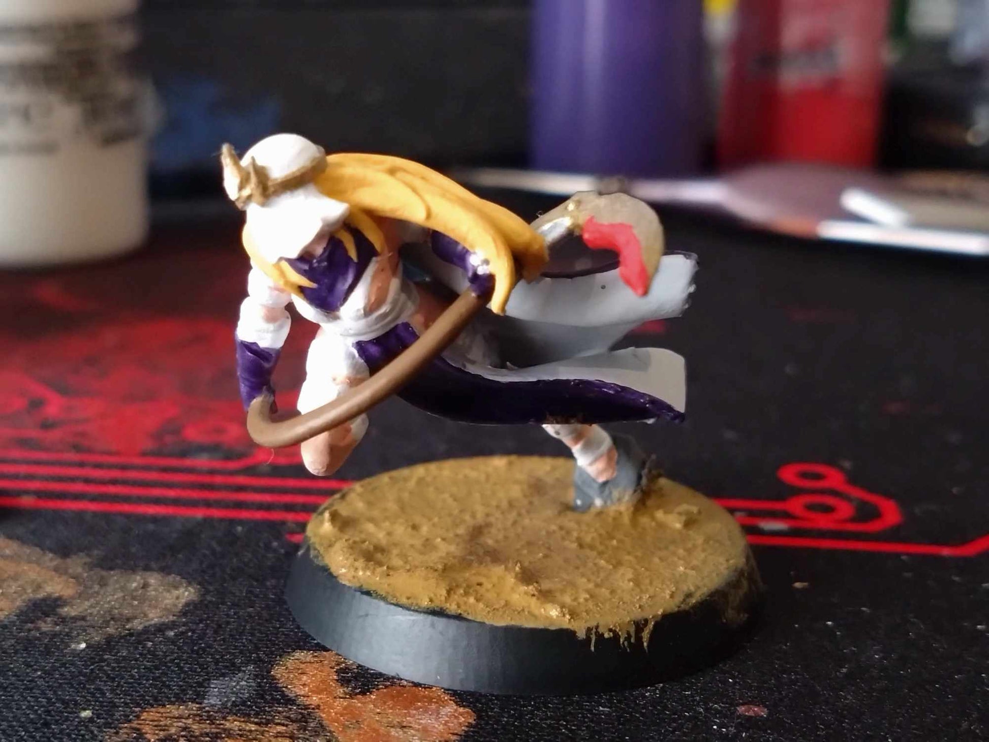 Battle Sisters Assassin Sister, proxy miniature, scout, 28mm heroic scale unpainted resin, view 5