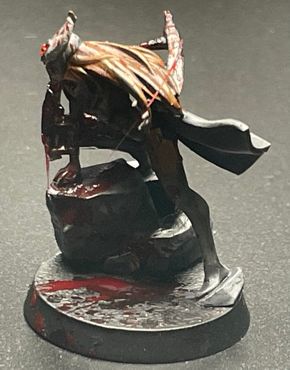 Battle Sisters Of Silence, proxy miniature, 28mm heroic scale unpainted resin, view 5