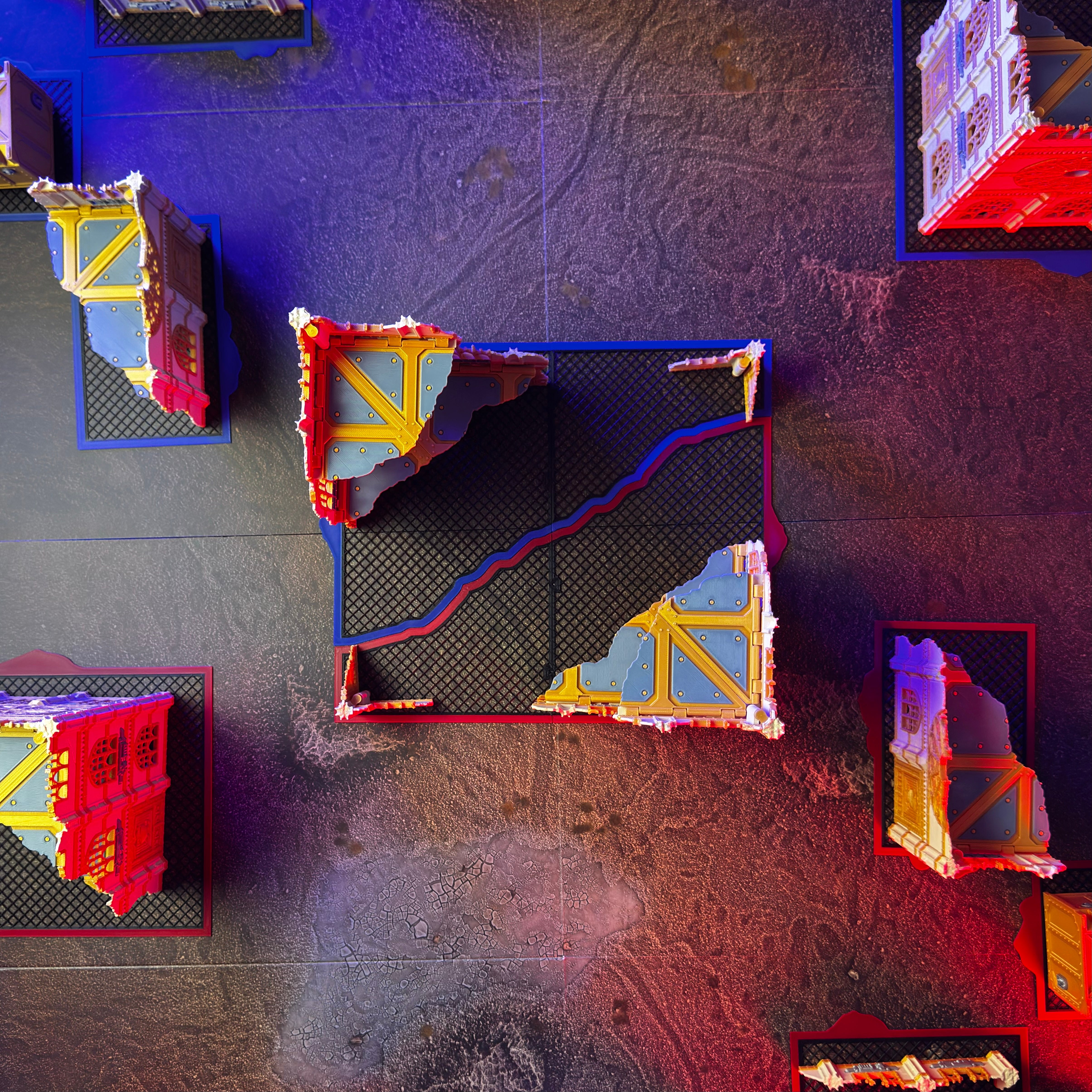 11th Edition Mesh Terrain Area Marker Set
