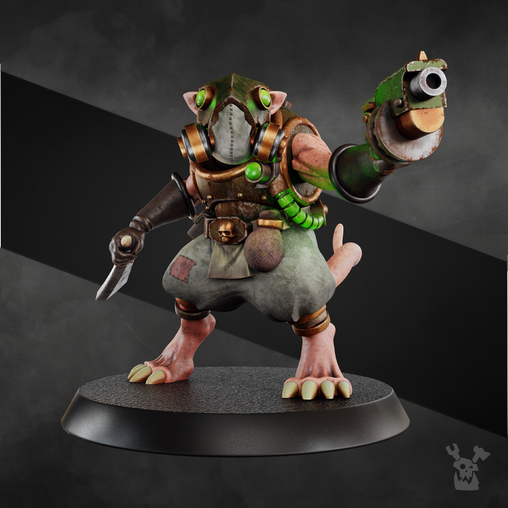 Tech Priests Miner, 28mm heroic scale unpainted resin