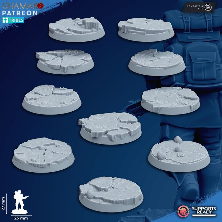Imperial Army Freedom Guard Assault Troops (10 Units), 28mm heroic scale unpainted resin, view 4