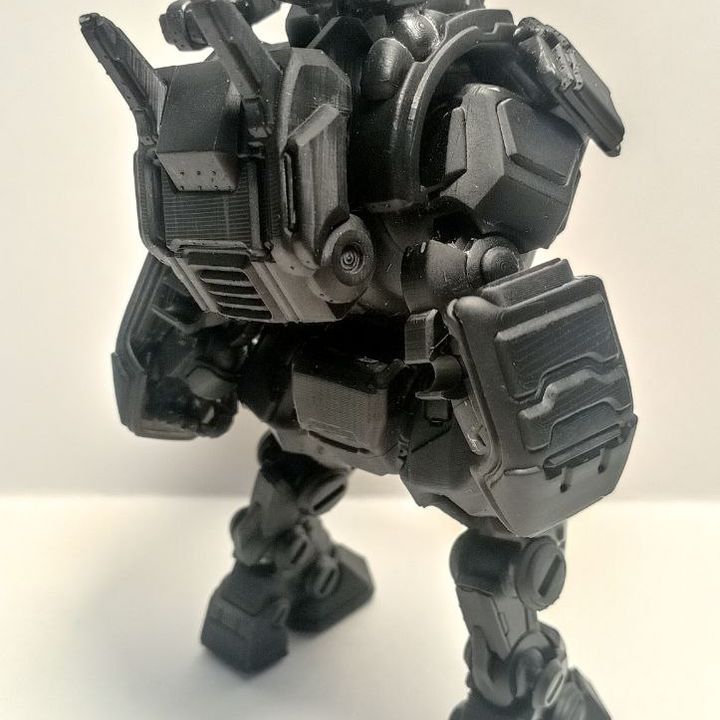Tuai Shadow Spear Mkii, proxy miniature, 28mm heroic scale unpainted resin, view 6