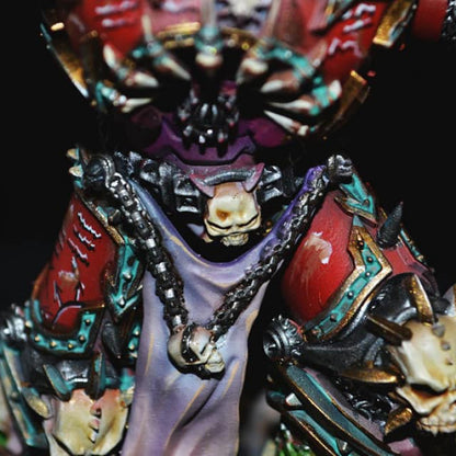 Plague Knights Lord Of Hate, proxy miniature, character, 28mm heroic scale unpainted resin, view 6