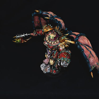 Plague Knights Lord Of Hate, proxy miniature, character, 28mm heroic scale unpainted resin, view 5
