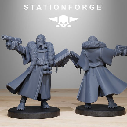Inquisition Mercenaries (10 Units), 28mm heroic scale unpainted resin, view 10