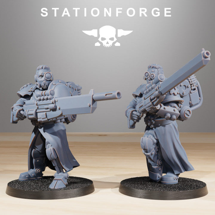 Tech Priests Scavenger Infantry Builder Kit (24 Units), 28mm heroic scale unpainted resin, view 4