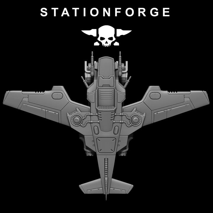 Scavenger Cutlass With Cargo, Tech Priests proxy miniature, 28mm heroic scale unpainted resin, view 9