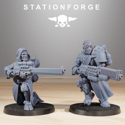Tech Priests Scavenger Infantry Builder Kit (24 Units), 28mm heroic scale unpainted resin, view 5
