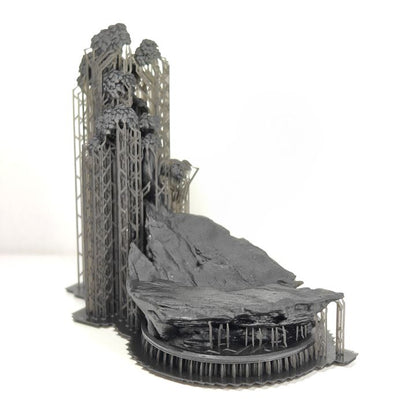 Tuai Warmaster Keen Stargaze, proxy miniature, 28mm heroic scale unpainted resin, view 2