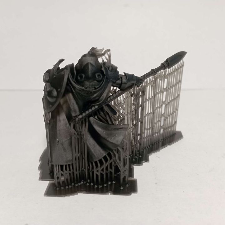Techeart Commander, Space Knights proxy miniature, character, 28mm heroic scale unpainted resin, view 9