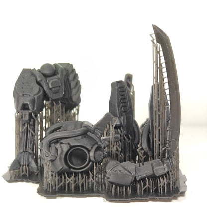 Tuai Warmaster Keen Stargaze, proxy miniature, 28mm heroic scale unpainted resin, view 4