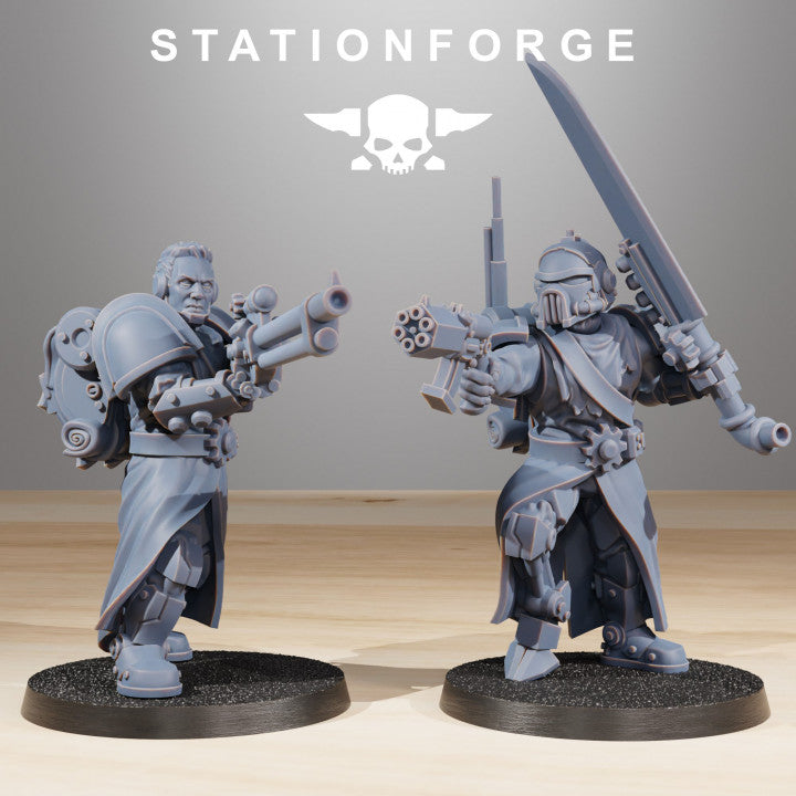 Tech Priests Scavenger Infantry Builder Kit (24 Units), 28mm heroic scale unpainted resin, view 7
