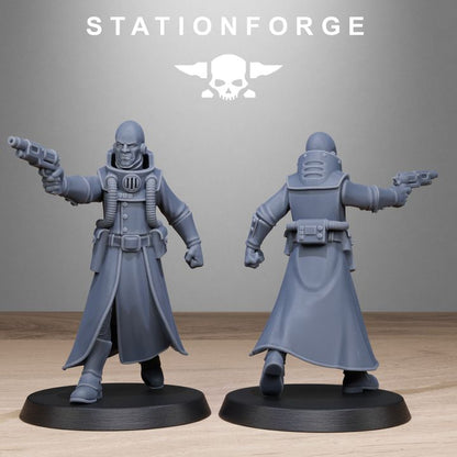 Inquisition Seers, 28mm heroic scale unpainted resin, view 8