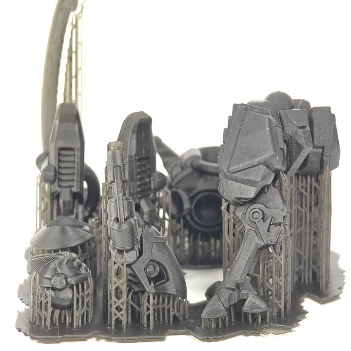 Tuai Warmaster Keen Stargaze, proxy miniature, 28mm heroic scale unpainted resin, view 5