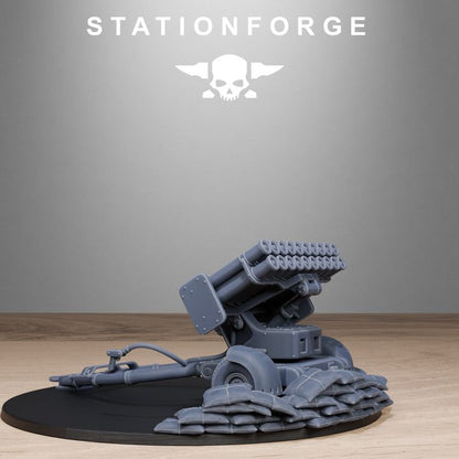 Free Guard Light Artillery, Imperial Army proxy miniature, 28mm heroic scale unpainted resin, view 6