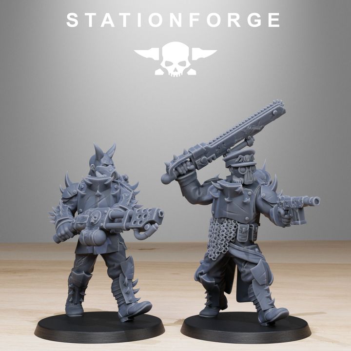 Dark Space Knights Guard Builder Kit (20 Units), proxy miniature, squad, 28mm heroic scale unpainted resin, vie, view 10