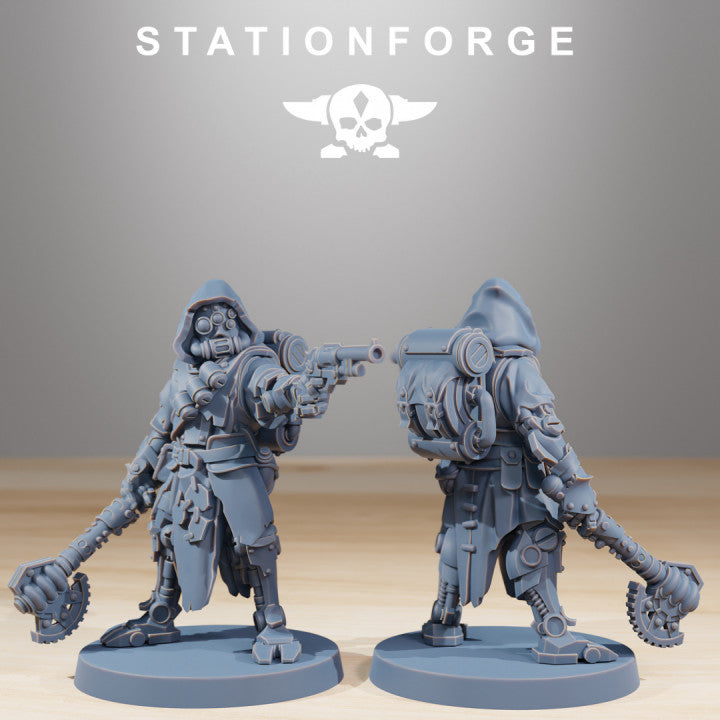 Tech Priests Scavenger Rangers Builder Kit (20 Units), 28mm heroic scale unpainted resin, view 4