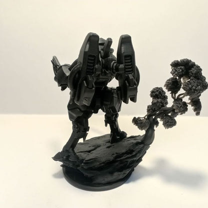 Tuai Warmaster Keen Stargaze, proxy miniature, 28mm heroic scale unpainted resin, view 8
