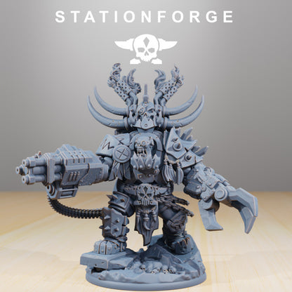 Orks Grand Nutta V3, proxy miniature, 28mm heroic scale unpainted resin
