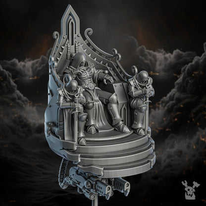 Battle Sisters Furtea Dominus, proxy miniature, 28mm heroic scale unpainted resin