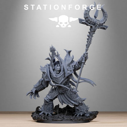 Dark Space Knights Guard King Brute, proxy miniature, character, 28mm heroic scale unpainted resin, view 4