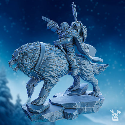 Wolf Knights Yogur Tland Light Claw, proxy miniature, weapons, 28mm heroic scale unpainted resin, view 3