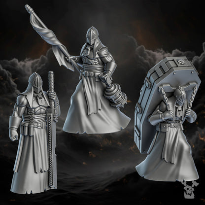 Battle Sisters Grimms, proxy miniature, 28mm heroic scale unpainted resin