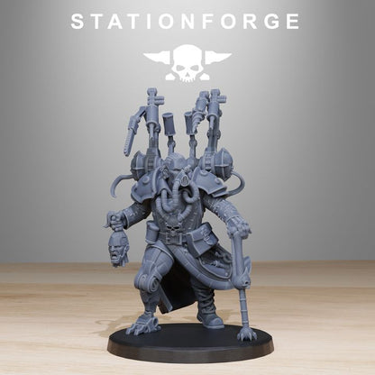 Imperial Ivan Kruck, Dark Space Knights proxy miniature, 28mm heroic scale unpainted resin