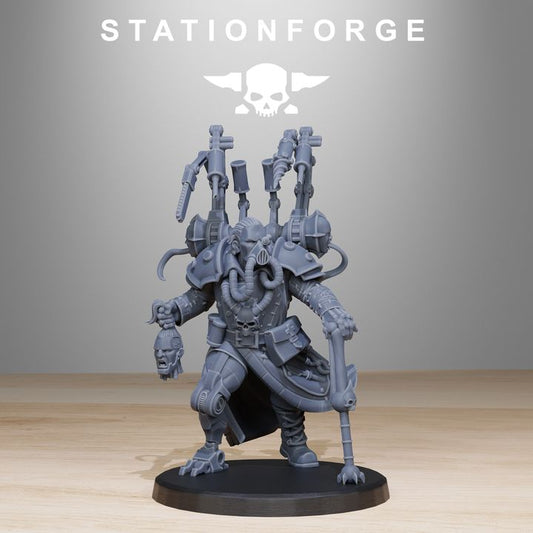 Imperial Ivan Kruck, Dark Space Knights proxy miniature, 28mm heroic scale unpainted resin