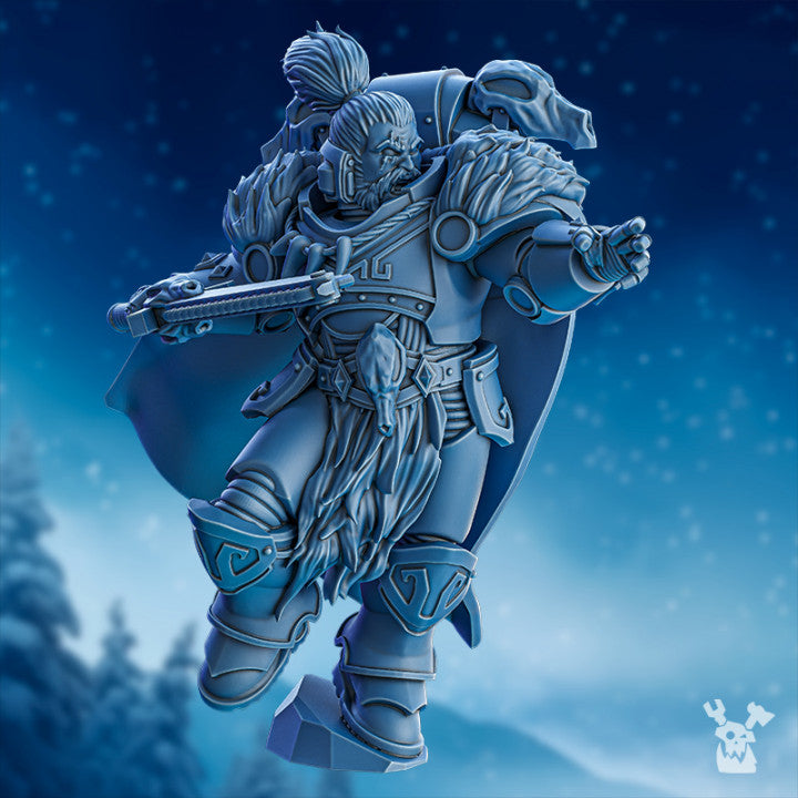 Wolf Knights Turr Wolf Jaw, proxy miniature, 28mm heroic scale unpainted resin