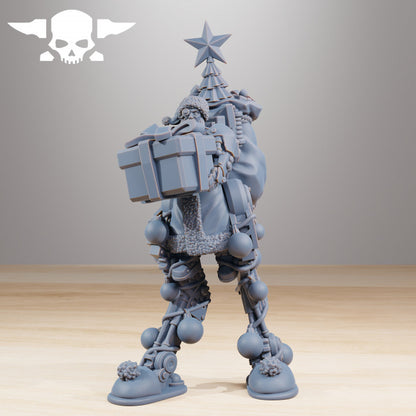 Scavenger Festive Wayfarer, Tech Priests proxy miniature, 28mm heroic scale unpainted resin