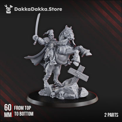 Torquemadas Don Miguel De Espinosa Cortes, Trench Warfare proxy miniature, 28mm heroic scale unpainted resin