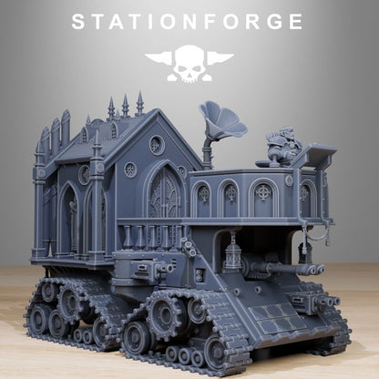 Imperial Army Tank, proxy miniature, 28mm heroic scale unpainted resin