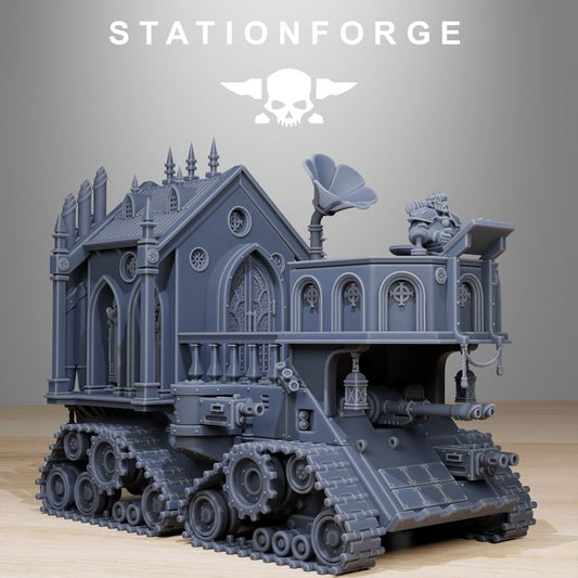 Imperial Army Tank, proxy miniature, 28mm heroic scale unpainted resin