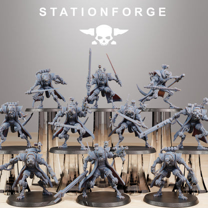 Tech Priests Raticus Curdsters (10 Units), 28mm heroic scale unpainted resin