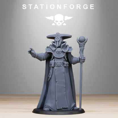 Inquisition Elder Jesters (10 Units), 28mm heroic scale unpainted resin