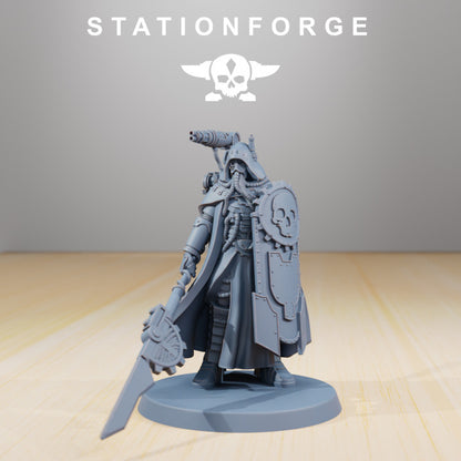 Scavenger Legionnaire, Tech Priests proxy miniature, infantry, 28mm heroic scale unpainted resin