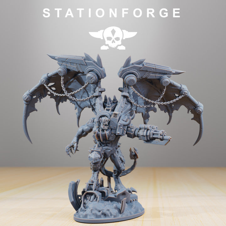 Orks Thazaron, proxy miniature, 28mm heroic scale unpainted resin