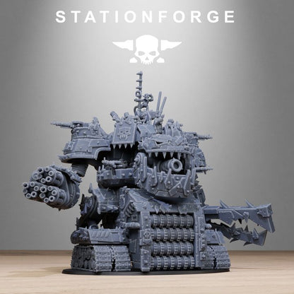 Orks Gognauts, proxy miniature, 28mm heroic scale unpainted resin