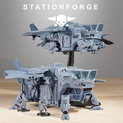 Scavenger Cutlass With Cargo, Tech Priests proxy miniature, 28mm heroic scale unpainted resin