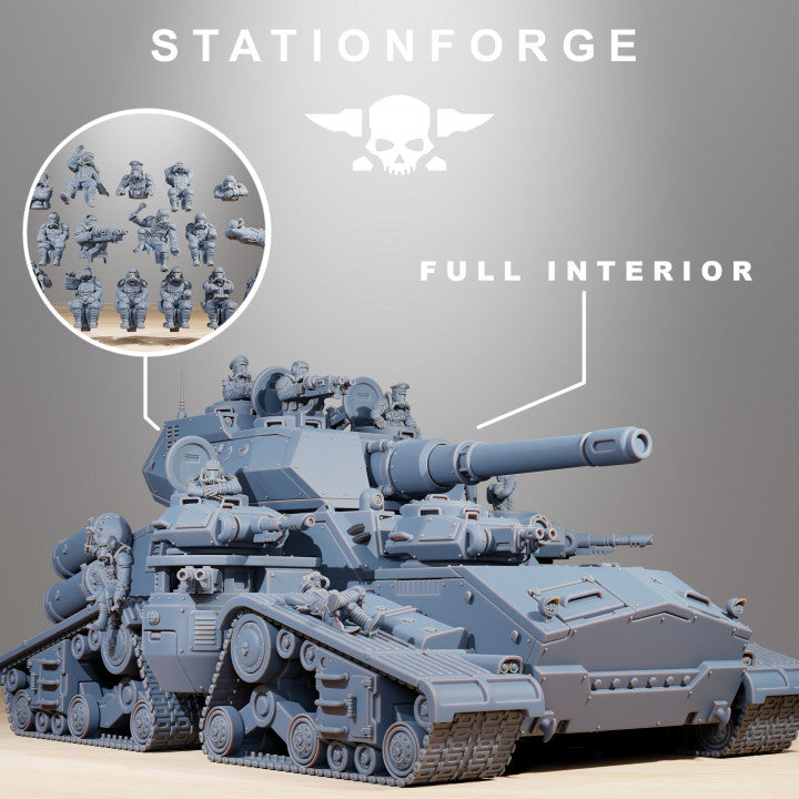 Grim Guard Monolith Builder Kit, Imperial Army proxy miniature, infantry, 28mm heroic scale unpainted resin