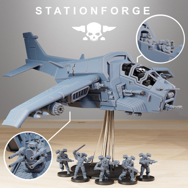 Vaskar Skyfire, Imperial Army proxy miniature, 28mm heroic scale unpainted resin