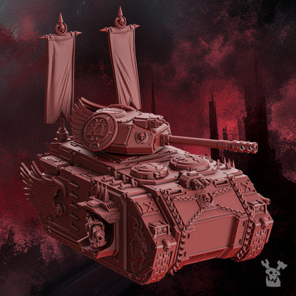 Crimson Knights Apc, proxy miniature, transport, 28mm heroic scale unpainted resin