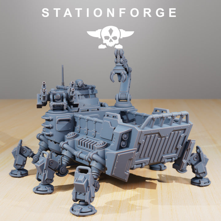 Scavenger Transport Tank, Tech Priests proxy miniature, 28mm heroic scale unpainted resin