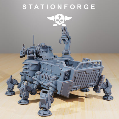 Scavenger Transport Tank, Tech Priests proxy miniature, 28mm heroic scale unpainted resin