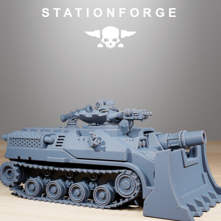 Space Knights Vanguard Tank, proxy miniature, 28mm heroic scale unpainted resin