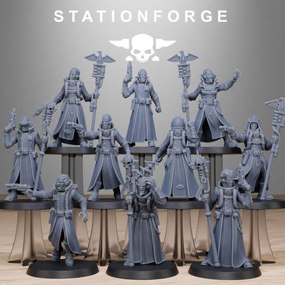 Inquisition Seer, 28mm heroic scale unpainted resin