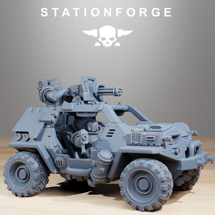 Space Knights Stormrider, proxy miniature, vehicle, 28mm heroic scale unpainted resin
