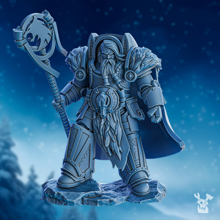 Wolf Knights Wanilla Ice Scream, proxy miniature, 28mm heroic scale unpainted resin